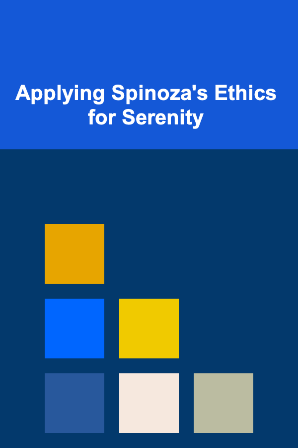 Applying Spinoza's Ethics for Serenity