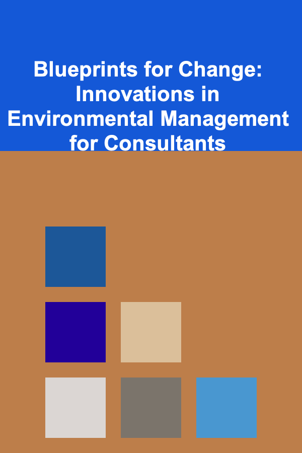 Blueprints for Change: Innovations in Environmental Management for Consultants
