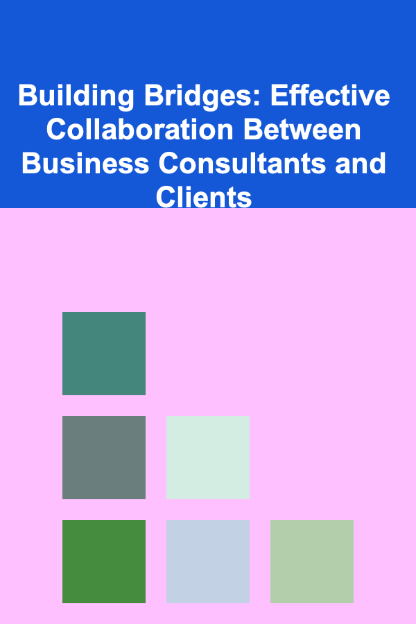 Building Bridges: Effective Collaboration Between Business Consultants and Clients