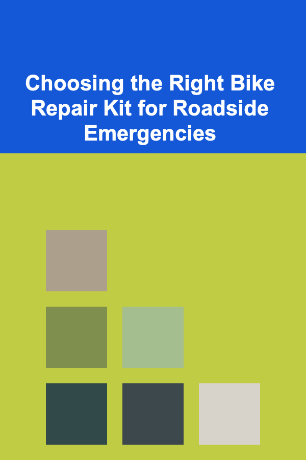 Choosing the Right Bike Repair Kit for Roadside Emergencies