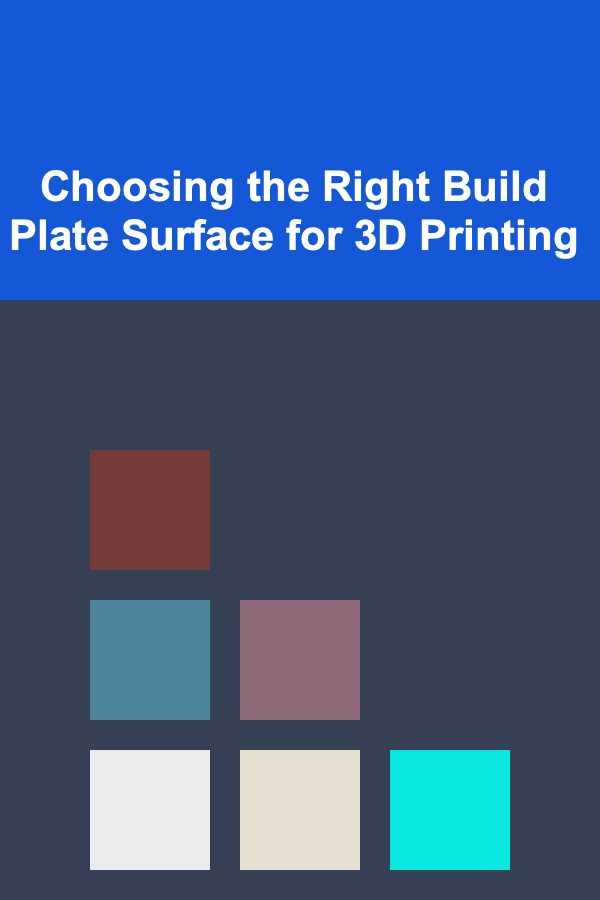 Choosing the Right Build Plate Surface for 3D Printing