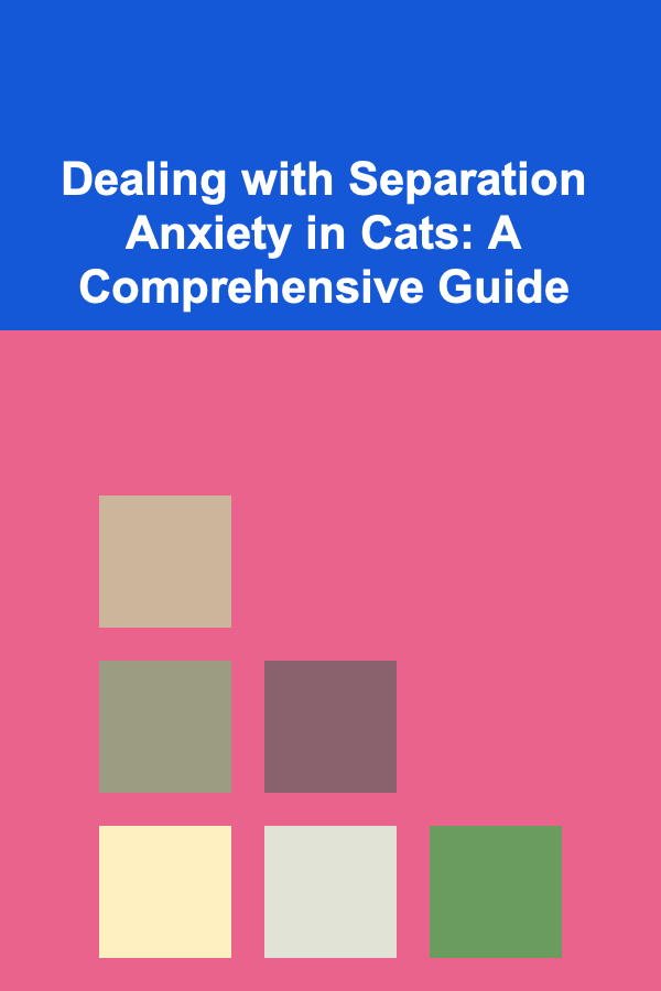 Dealing with Separation Anxiety in Cats: A Comprehensive Guide