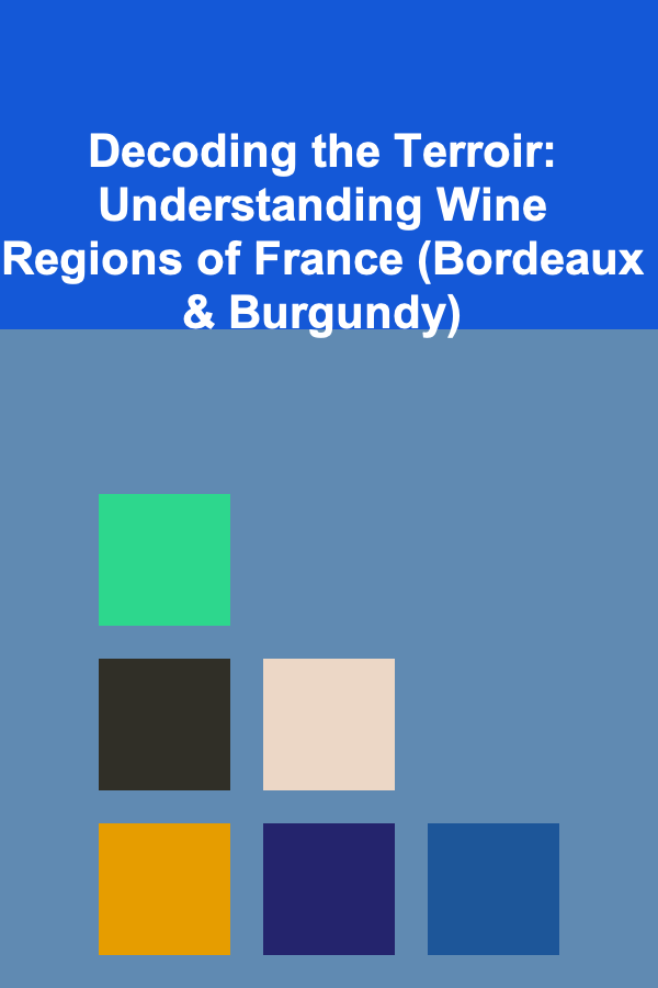 Decoding the Terroir: Understanding Wine Regions of France (Bordeaux & Burgundy)