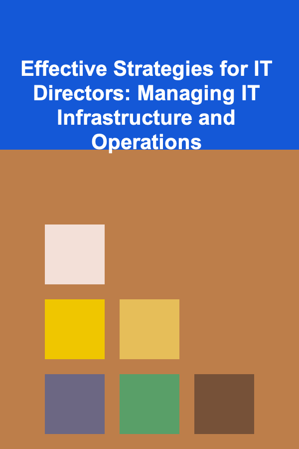 Effective Strategies for IT Directors: Managing IT Infrastructure and Operations