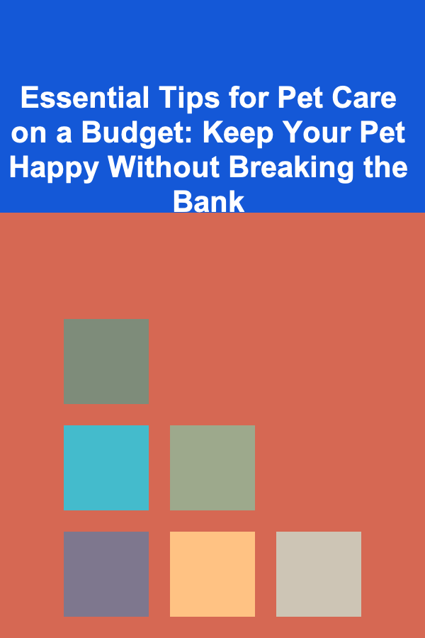 Essential Tips for Pet Care on a Budget: Keep Your Pet Happy Without Breaking the Bank