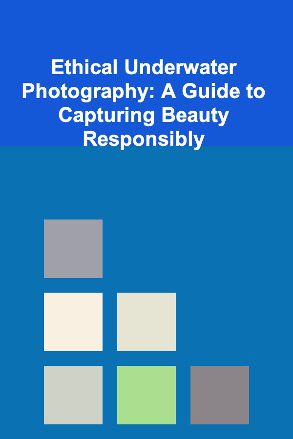Ethical Underwater Photography: A Guide to Capturing Beauty Responsibly
