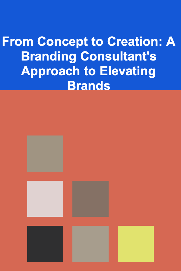 From Concept to Creation: A Branding Consultant's Approach to Elevating Brands