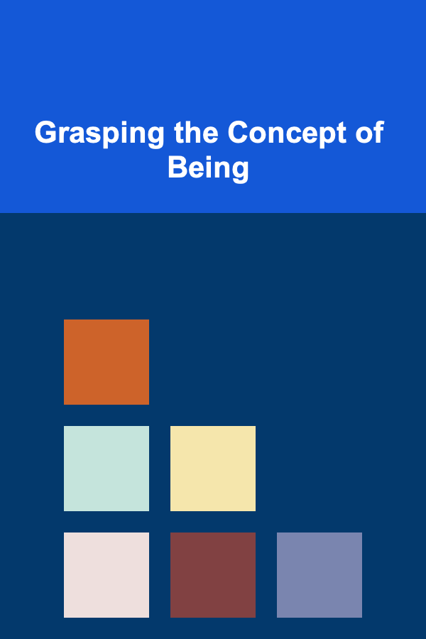 Grasping the Concept of Being