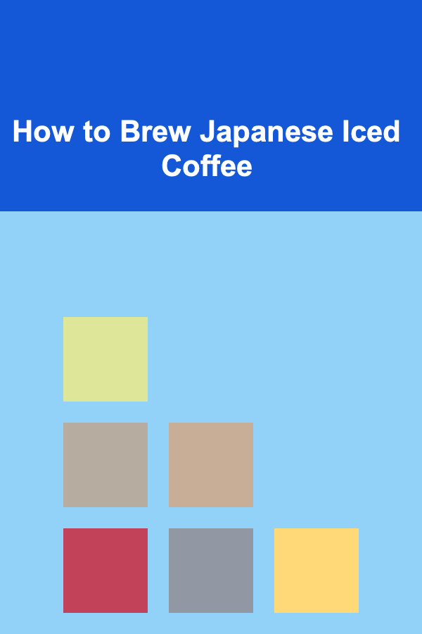 How to Brew Japanese Iced Coffee