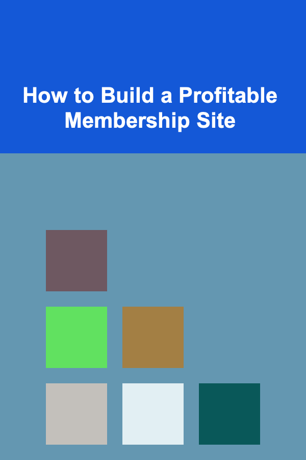 How to Build a Profitable Membership Site