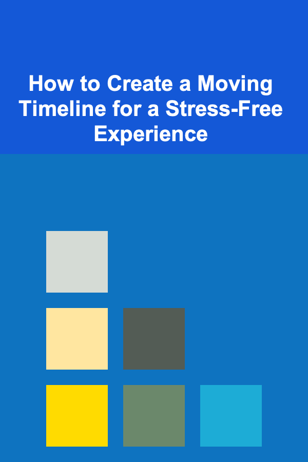 How to Create a Moving Timeline for a Stress-Free Experience