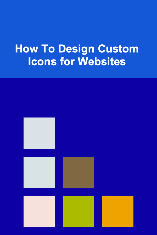 How To Design Custom Icons for Websites