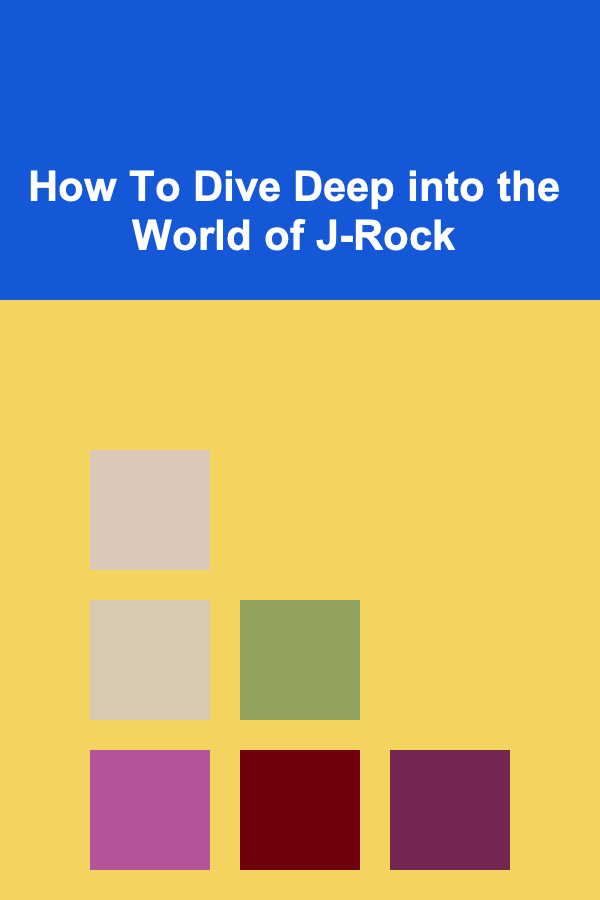How To Dive Deep into the World of J-Rock