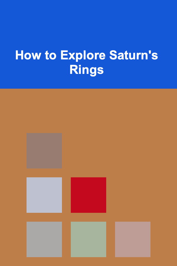 How to Explore Saturn's Rings