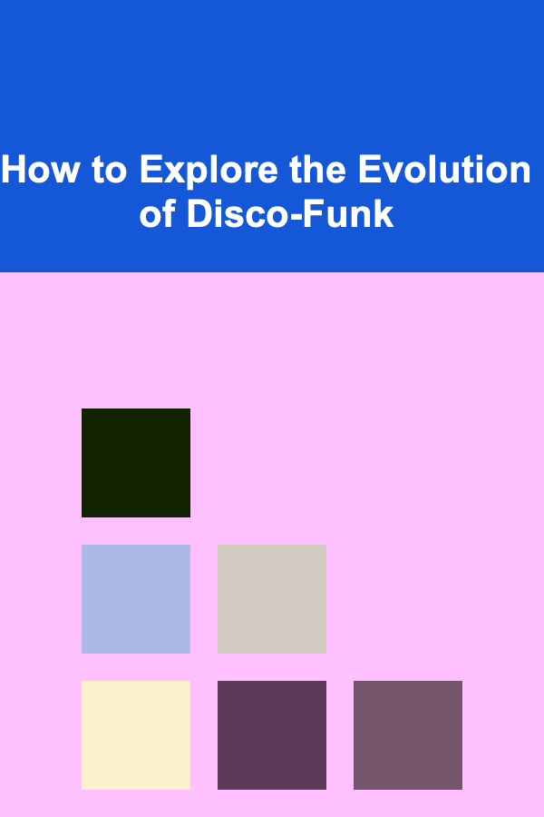 How to Explore the Evolution of Disco-Funk