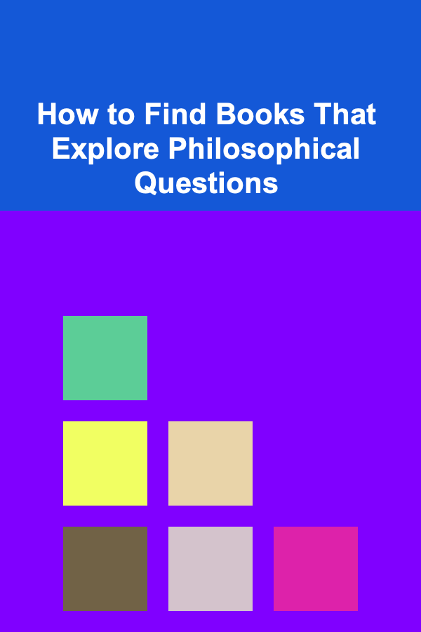 How to Find Books That Explore Philosophical Questions