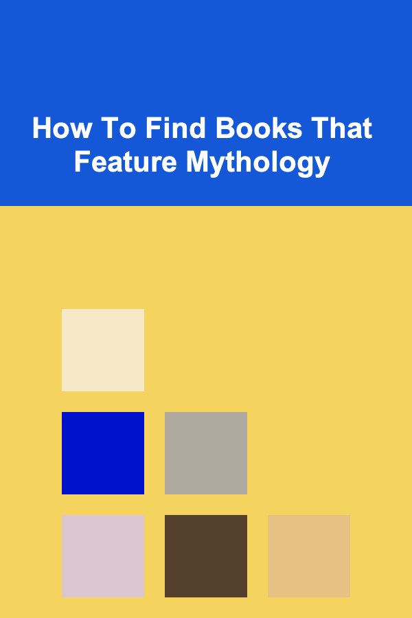 How To Find Books That Feature Mythology