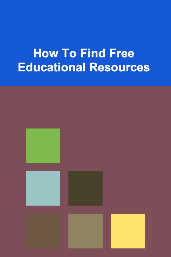 How To Find Free Educational Resources