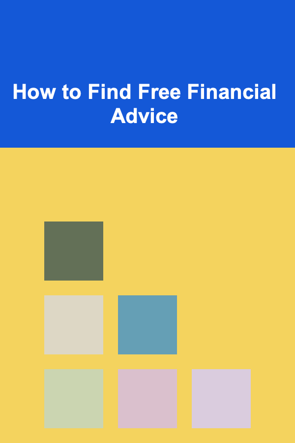 How to Find Free Financial Advice