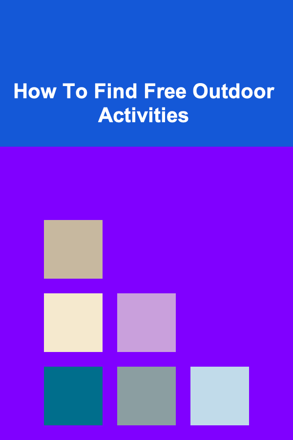 How To Find Free Outdoor Activities