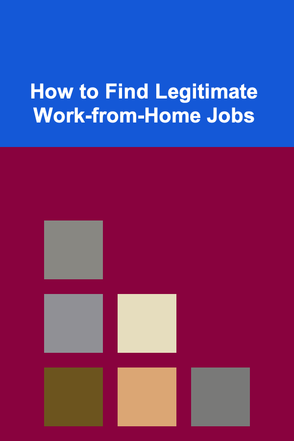 How to Find Legitimate Work-from-Home Jobs