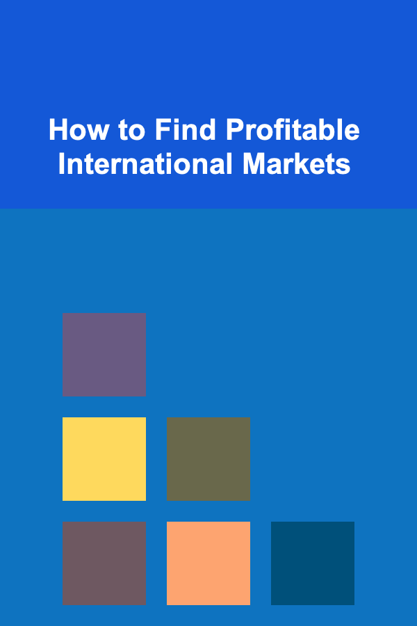 How to Find Profitable International Markets