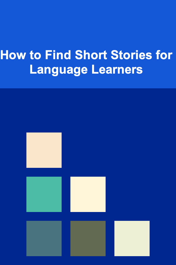 How to Find Short Stories for Language Learners