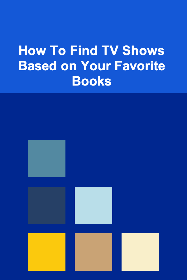 How To Find TV Shows Based on Your Favorite Books