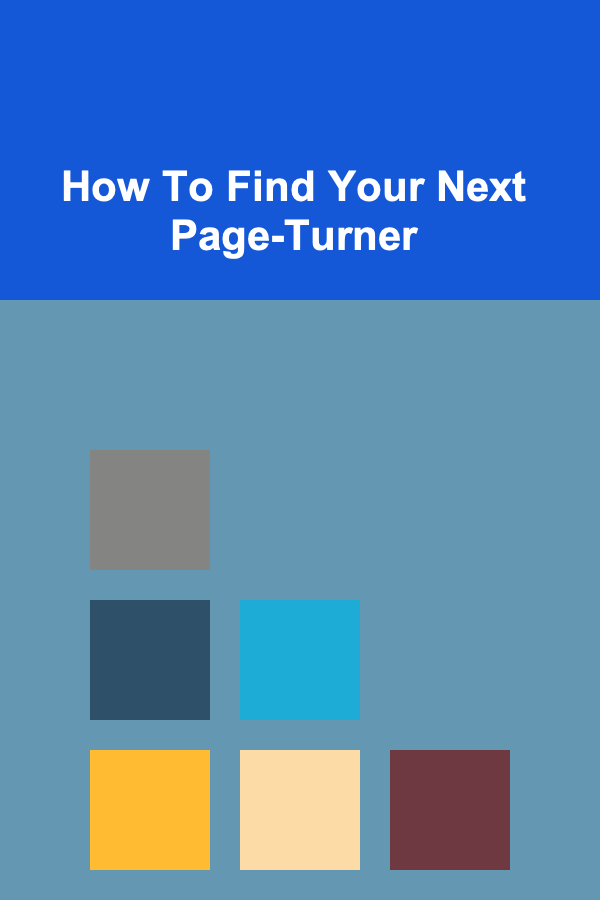 How To Find Your Next Page-Turner