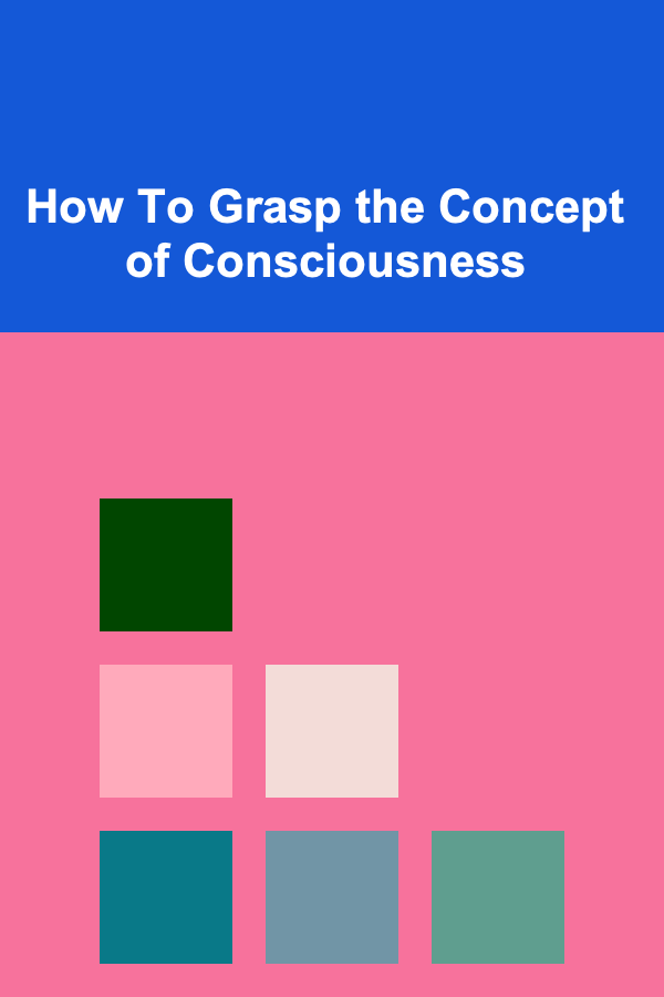 How To Grasp the Concept of Consciousness