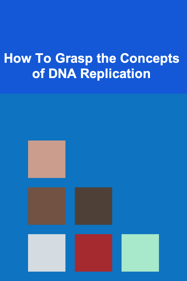 How To Grasp the Concepts of DNA Replication