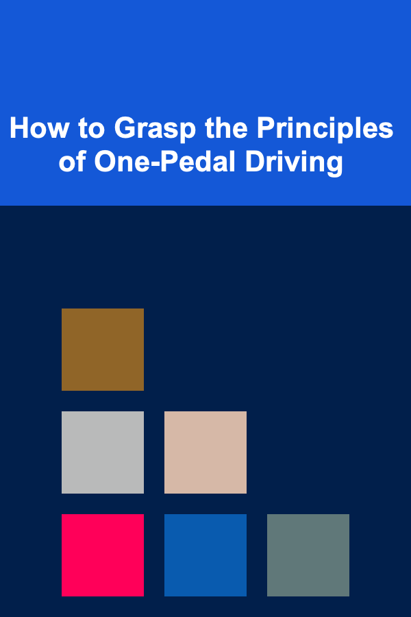 How to Grasp the Principles of One-Pedal Driving