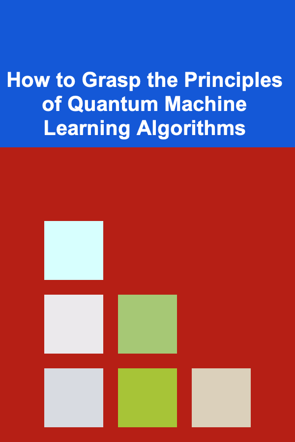 How to Grasp the Principles of Quantum Machine Learning Algorithms