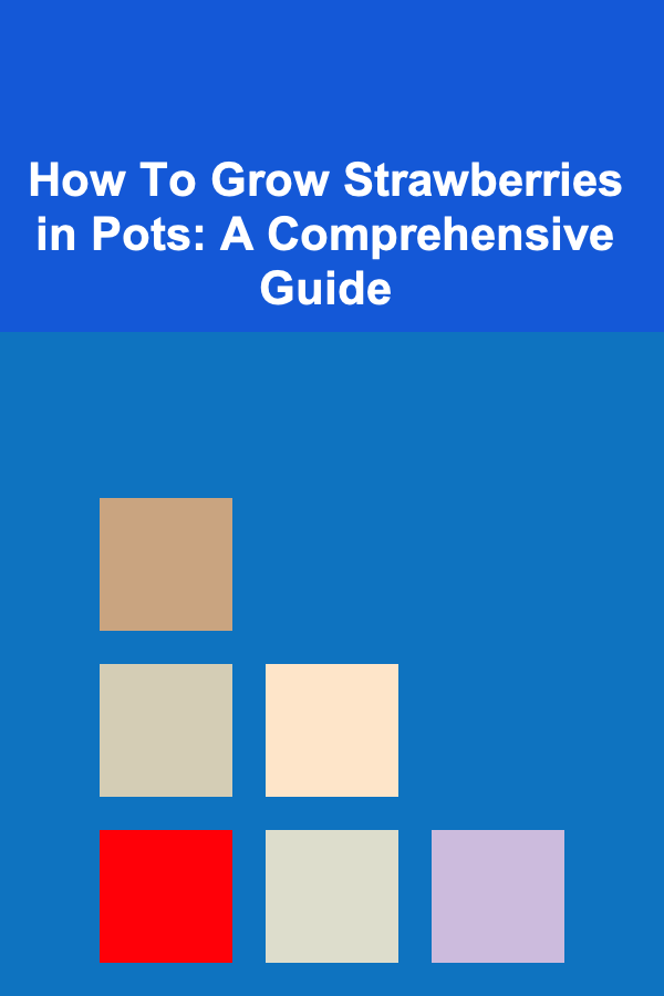 How To Grow Strawberries in Pots: A Comprehensive Guide