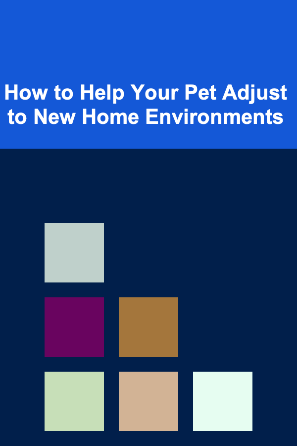How to Help Your Pet Adjust to New Home Environments