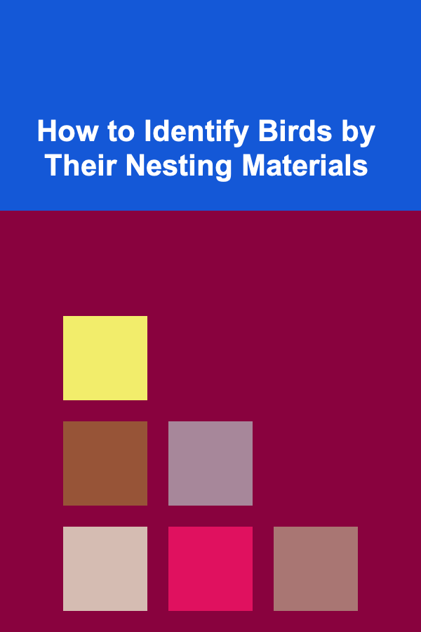 How to Identify Birds by Their Nesting Materials