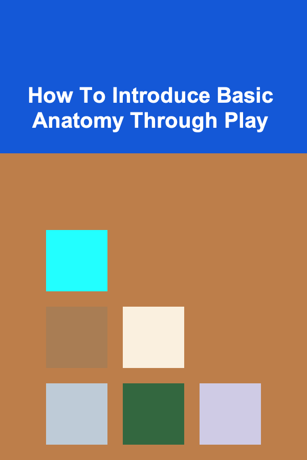 How To Introduce Basic Anatomy Through Play