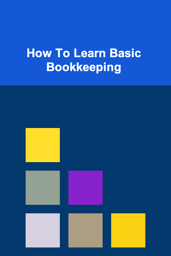 How To Learn Basic Bookkeeping