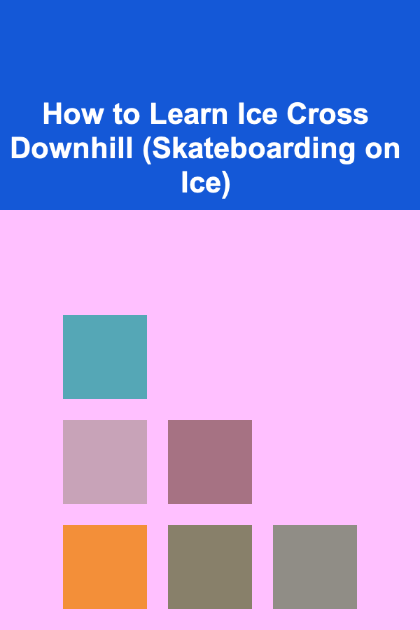 How to Learn Ice Cross Downhill (Skateboarding on Ice)