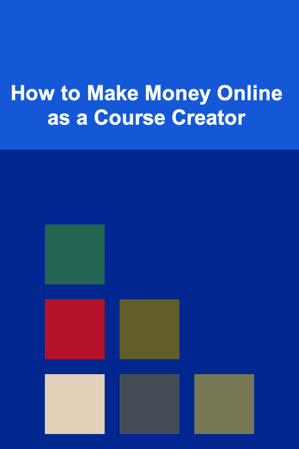 How to Make Money Online as a Course Creator