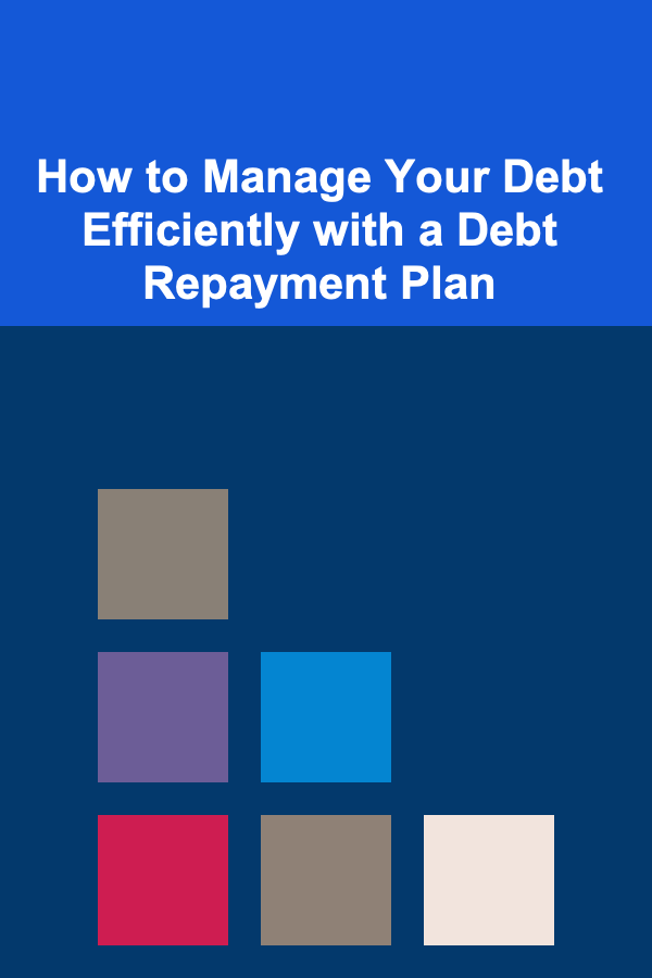 How to Manage Your Debt Efficiently with a Debt Repayment Plan