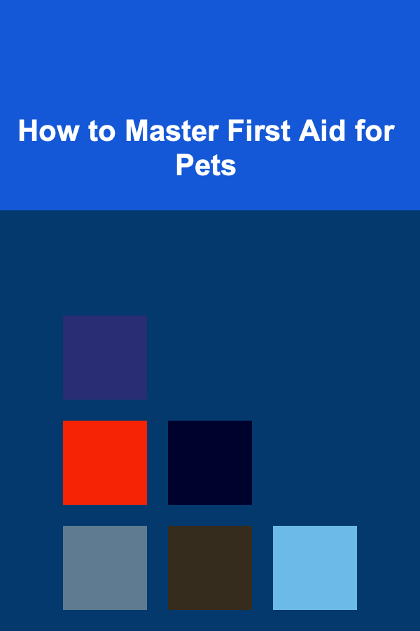 How to Master First Aid for Pets