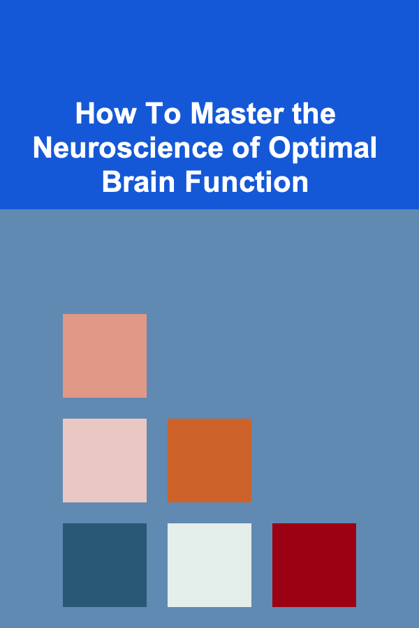 How To Master the Neuroscience of Optimal Brain Function