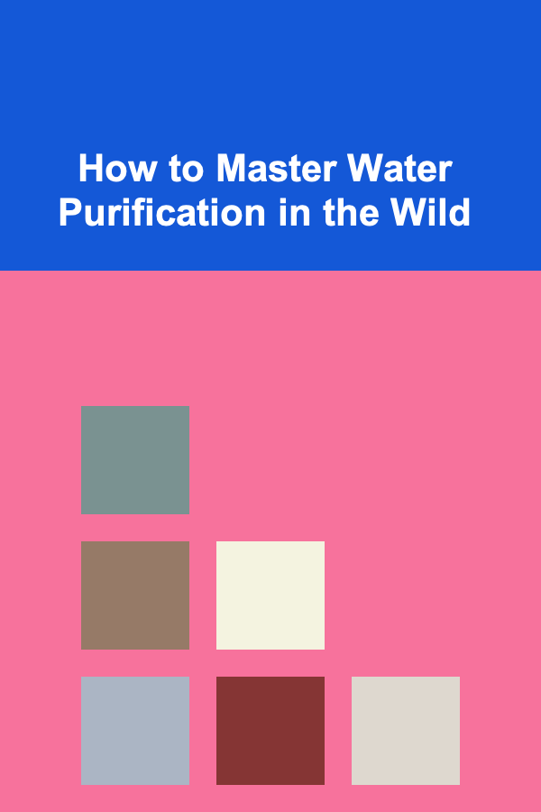 How to Master Water Purification in the Wild