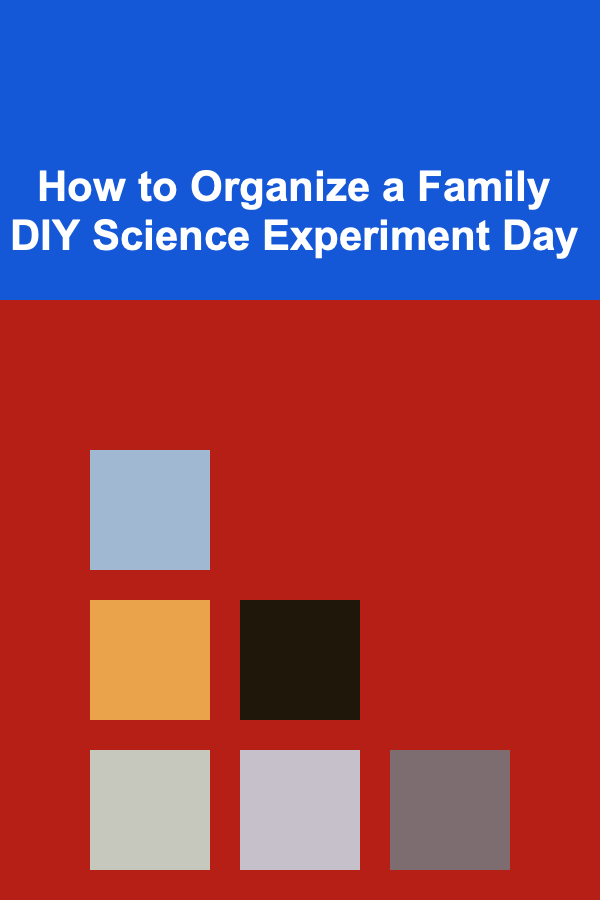 How to Organize a Family DIY Science Experiment Day