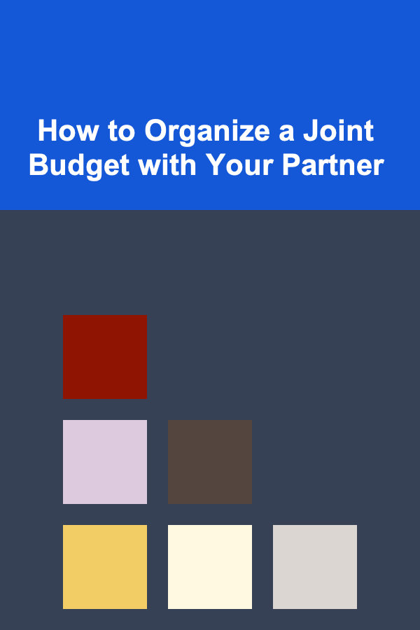 How to Organize a Joint Budget with Your Partner