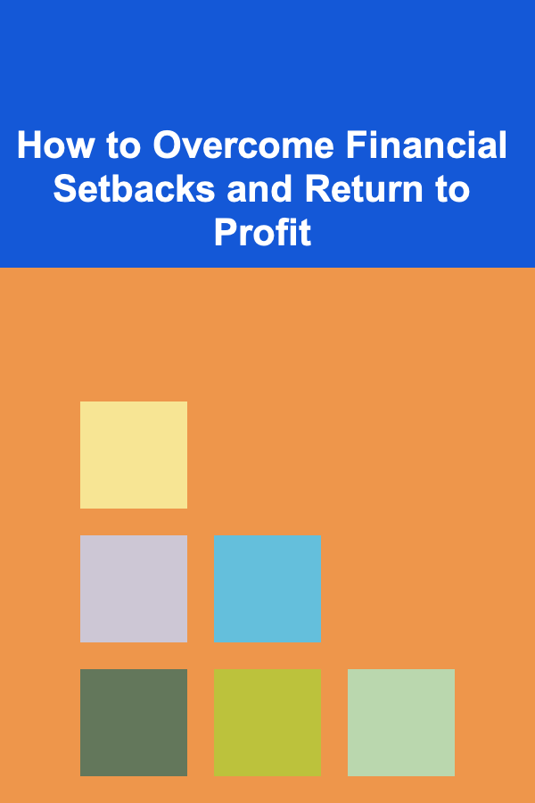 How to Overcome Financial Setbacks and Return to Profit