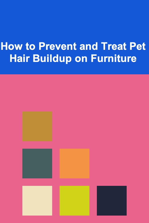 How to Prevent and Treat Pet Hair Buildup on Furniture