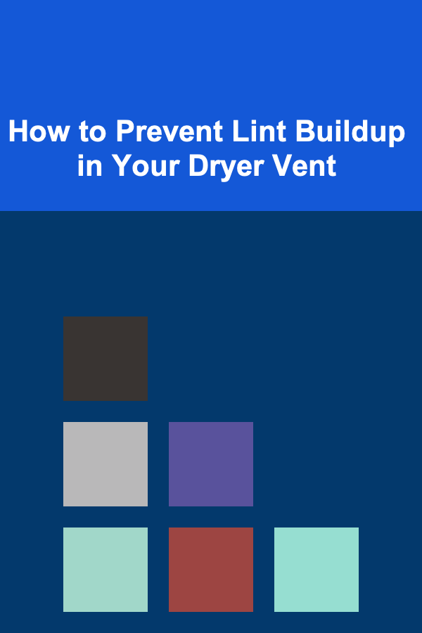 How to Prevent Lint Buildup in Your Dryer Vent