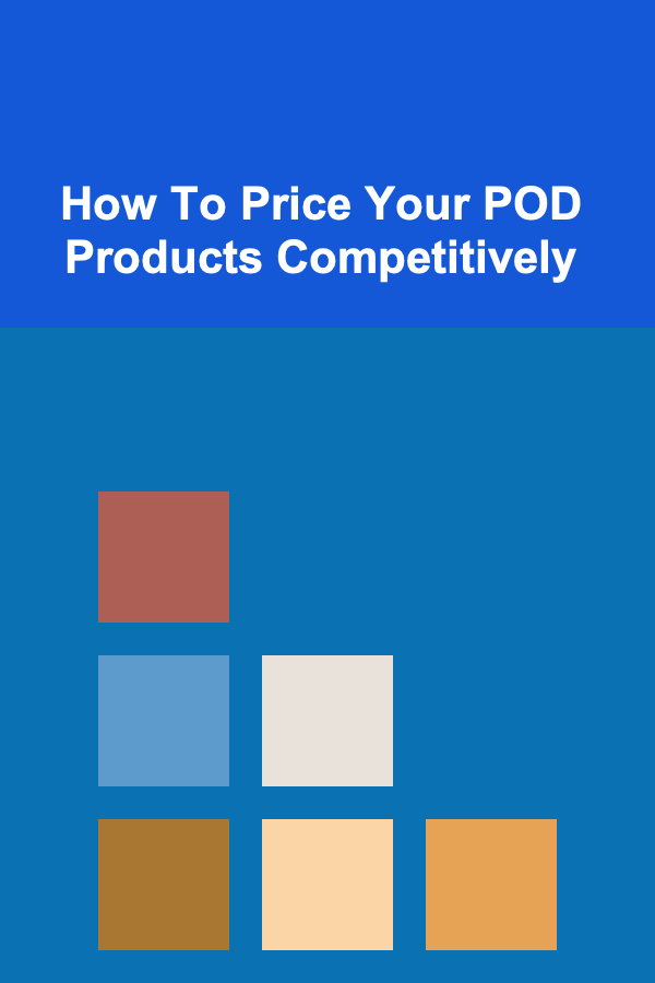 How To Price Your POD Products Competitively